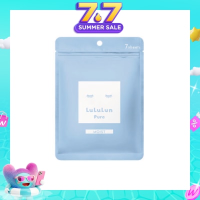 LULULUN - Face Mask Pure Moist (Moist Hydrating Deep Moisturizing) 7s