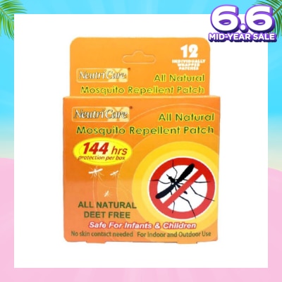 NEUTRI CARE All Natural Mosquito Repellent Patch 12s