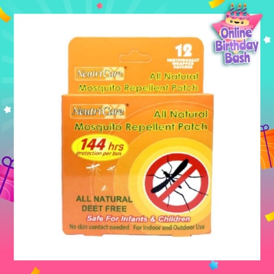 NEUTRI CARE All Natural Mosquito Repellent Patch 12s