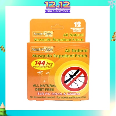 NEUTRI CARE All Natural Mosquito Repellent Patch 12s