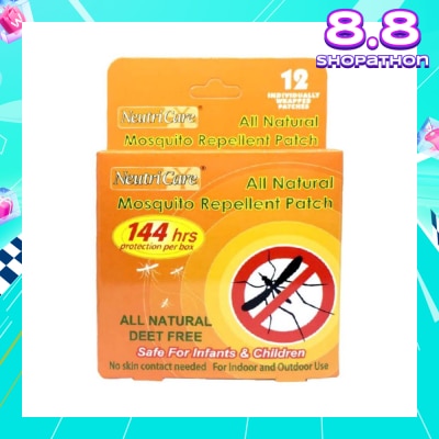NEUTRI CARE All Natural Mosquito Repellent Patch 12s