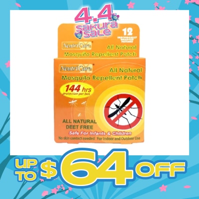 NEUTRI CARE - All Natural Mosquito Repellent Patch 12s