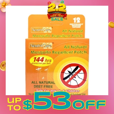 NEUTRI CARE All Natural Mosquito Repellent Patch 12s
