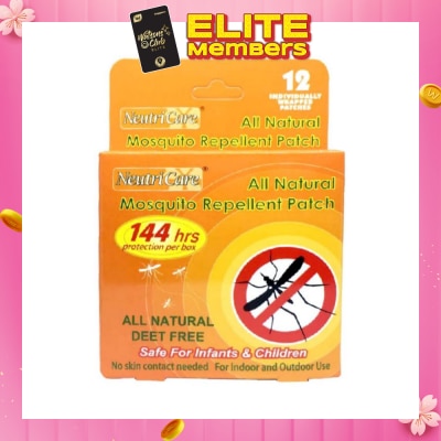 NEUTRI CARE All Natural Mosquito Repellent Patch 12s