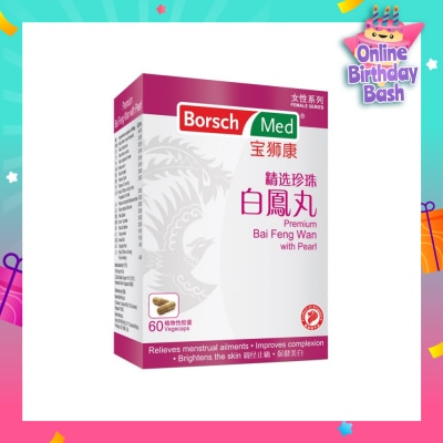 BORSCH MED Bai Feng Wan with Pearl 60 Tablets
