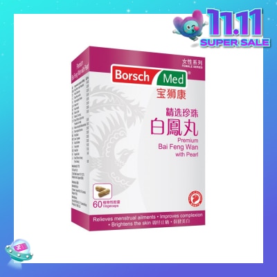 BORSCH MED Bai Feng Wan with Pearl 60 Tablets