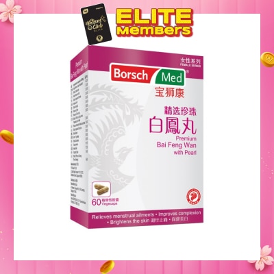 BORSCH MED Bai Feng Wan with Pearl 60 Tablets
