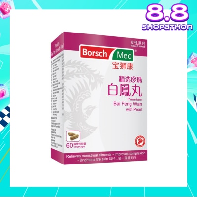 BORSCH MED Bai Feng Wan with Pearl 60 Tablets