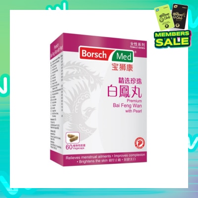 BORSCH MED Bai Feng Wan with Pearl 60 Tablets