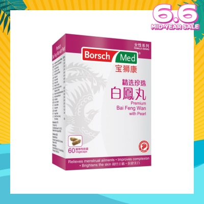 BORSCH MED Bai Feng Wan with Pearl 60 Tablets