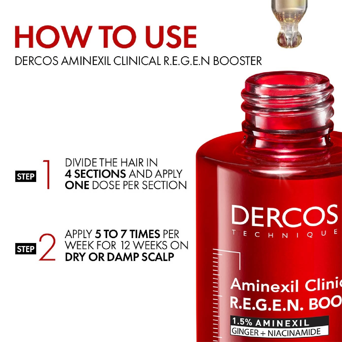 DERCOS Aminexil Clinical R.E.G.E.N Hair Booster Serum 90ml