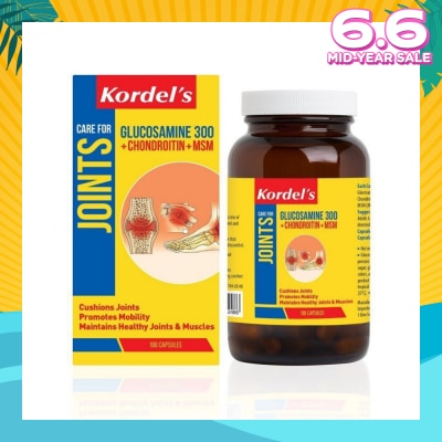 KORDEL'S Glucosamine 300 + Chondroitin + MSM 100s