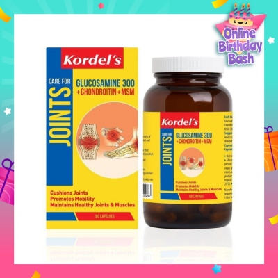KORDEL'S Glucosamine 300 + Chondroitin + MSM 100s