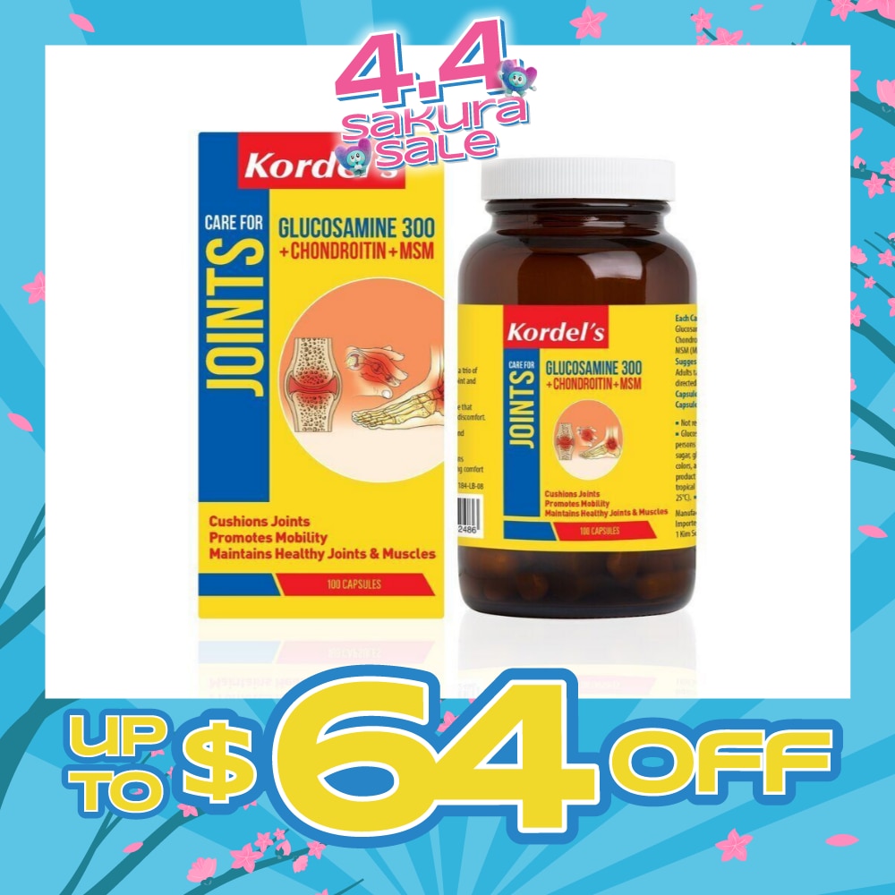 Glucosamine 300 + Chondroitin + MSM 100s