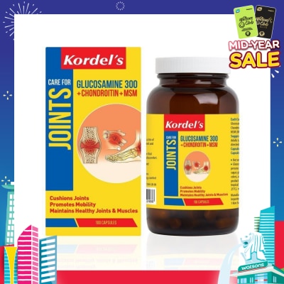 KORDEL'S Glucosamine 300 + Chondroitin + MSM 100s