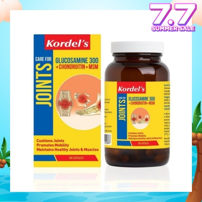 KORDEL'S Glucosamine 300 + Chondroitin + MSM 100s
