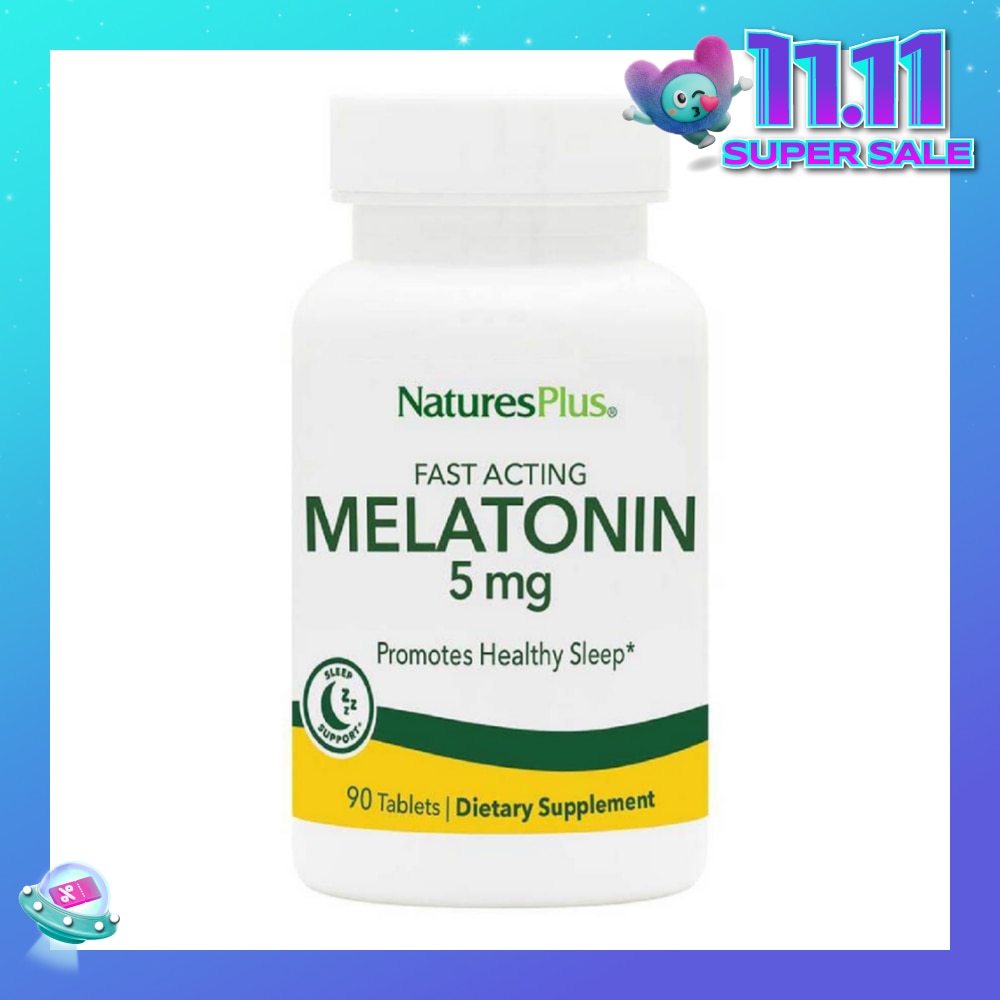 Fast Acting Melatonin 5mg Dietary Supplement Tablet 90s