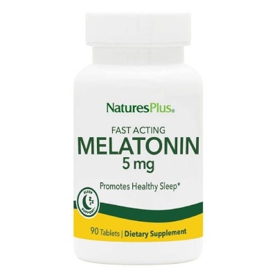 NATURE'S PLUS Fast Acting Melatonin 5mg Dietary Supplement Tablet 90s