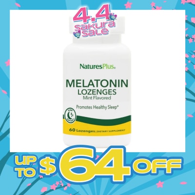 NATURE'S PLUS - Melatonin Mint Dietary Supplement Lozenges 60s