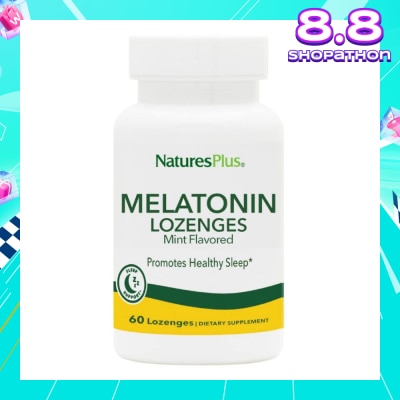 NATURE'S PLUS Melatonin Mint Dietary Supplement Lozenges 60s