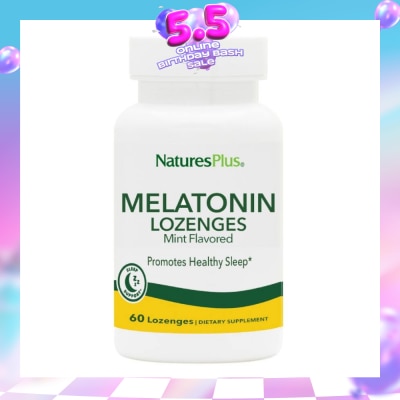 NATURE'S PLUS - Melatonin Mint Dietary Supplement Lozenges 60s