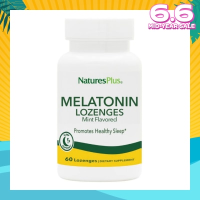 NATURE'S PLUS Melatonin Mint Dietary Supplement Lozenges 60s