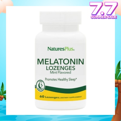 NATURE'S PLUS Melatonin Mint Dietary Supplement Lozenges 60s
