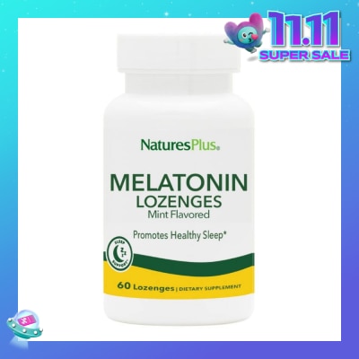 NATURE'S PLUS Melatonin Mint Dietary Supplement Lozenges 60s