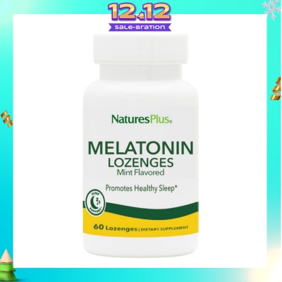 NATURE'S PLUS Melatonin Mint Dietary Supplement Lozenges 60s
