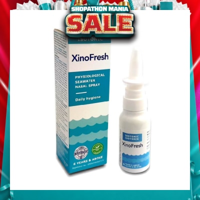 XINOFRESH - Physiological Seawater Nasal Spray (Suitable for 6yrs Old Above) 30ml (Expiry: Apr`2027)