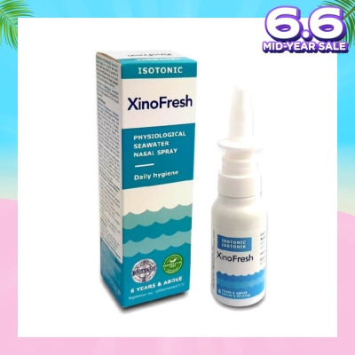 XINOFRESH Physiological Seawater Nasal Spray (Suitable for 6yrs Old Above) 30ml