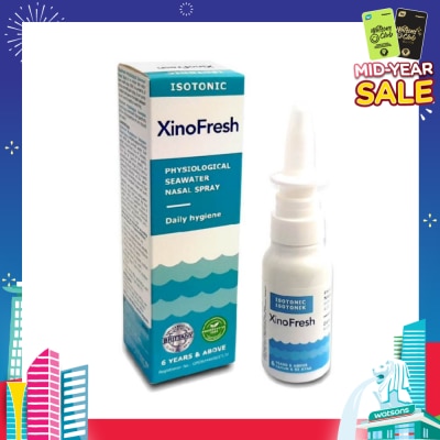XINOFRESH Physiological Seawater Nasal Spray (Suitable for 6yrs Old Above) 30ml
