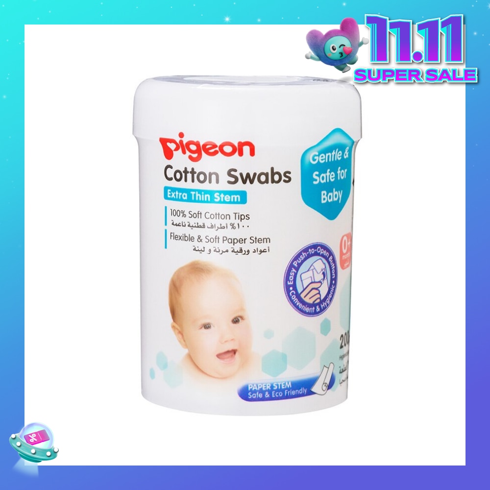 Cotton Swabs Thin Stem 200s