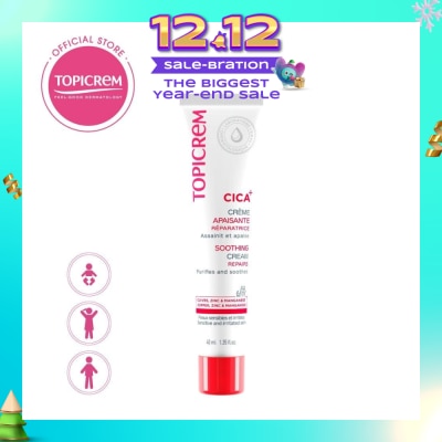 TOPICREM Cica Soothing Cream (Repairs Skin And Moisturizes For 24 Hours) 40ml