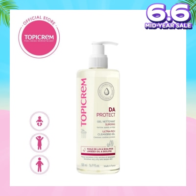 TOPICREM Da Ultra Rich Cleansing Gel (For Daily Cleansing Of Very Dry And Sensitive Skin) 500ml