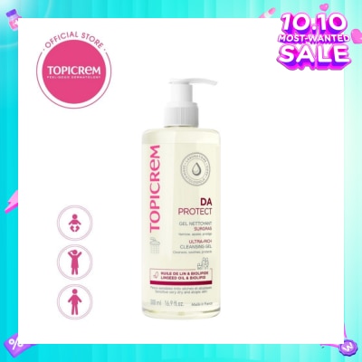 TOPICREM Da Ultra Rich Cleansing Gel (For Daily Cleansing Of Very Dry And Sensitive Skin) 500ml