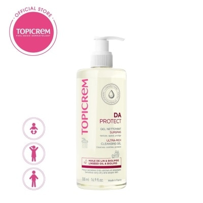 TOPICREM Da Ultra Rich Cleansing Gel (For Daily Cleansing Of Very Dry And Sensitive Skin) 500ml