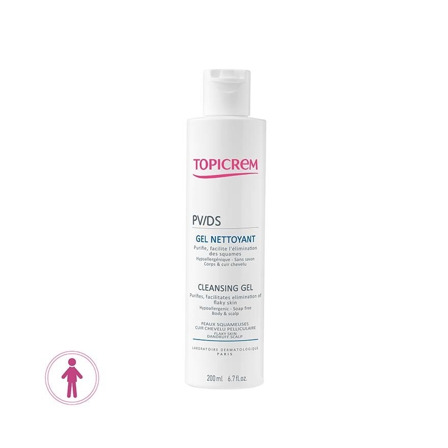 Pv/Ds Cleansing Gel (Cleanse The Body And Hair Of Newborns, Babies And Young Children) 200ml