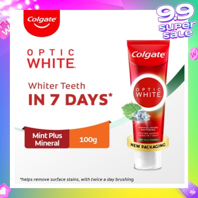 COLGATE Optic White Sparkling White Toothpaste 100g