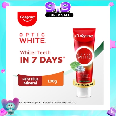 COLGATE - Optic White Mint Plus Mineral Toothpaste 100g image