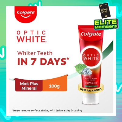 COLGATE Optic White Sparkling White Toothpaste 100g