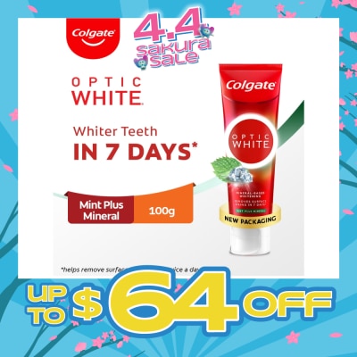 COLGATE - Optic White Sparkling White Toothpaste 100g