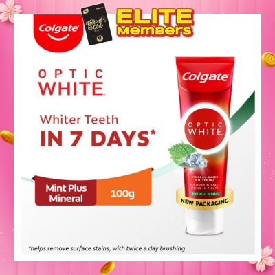 COLGATE Optic White Sparkling White Toothpaste 100g