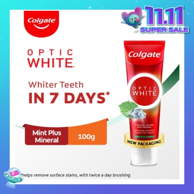 COLGATE Optic White Sparkling White Toothpaste 100g