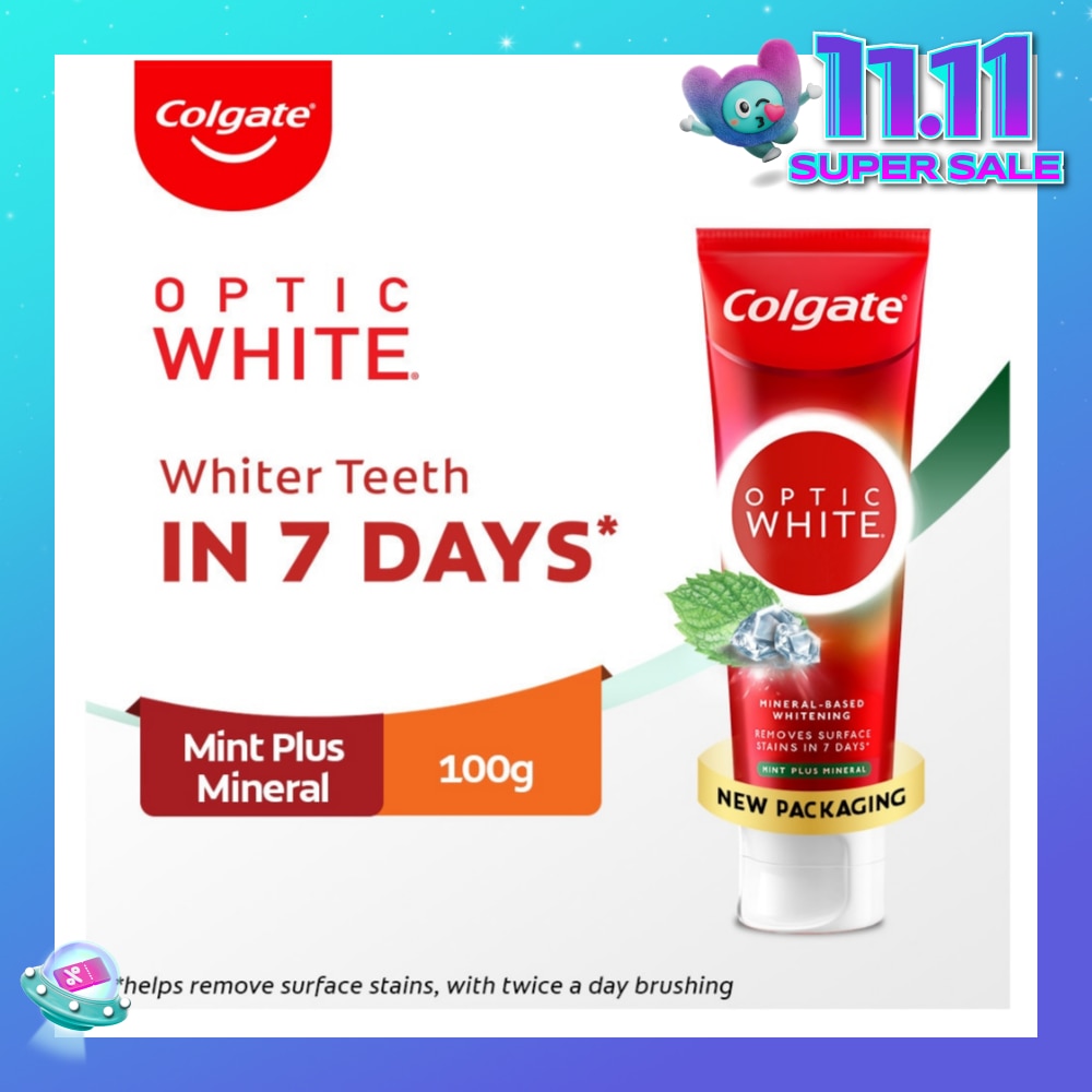 Optic White Sparkling White Toothpaste 100g