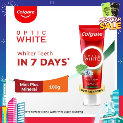 COLGATE Optic White Sparkling White Toothpaste 100g