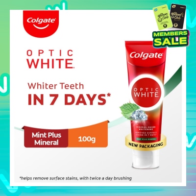 COLGATE Optic White Sparkling White Toothpaste 100g