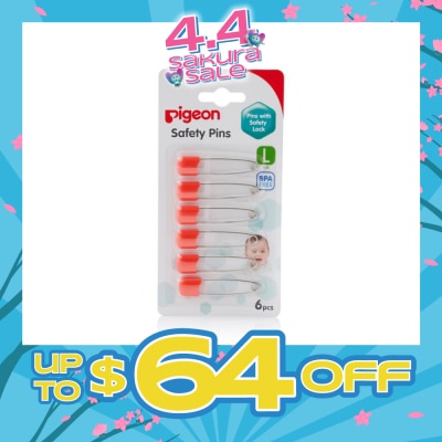 PIGEON - Safety Pin L Size 6s