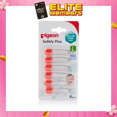 PIGEON Safety Pin L Size 6s