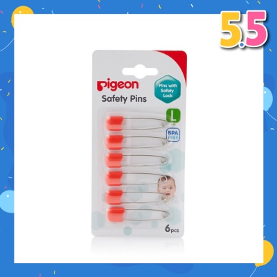 PIGEON Safety Pin L Size 6s